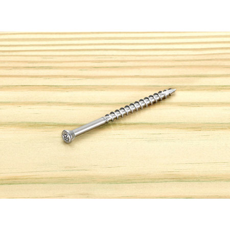 STARBORN Deck Screw, #8 x 3 in, Trim Head, Torx Drive, 250 PK STXF08300